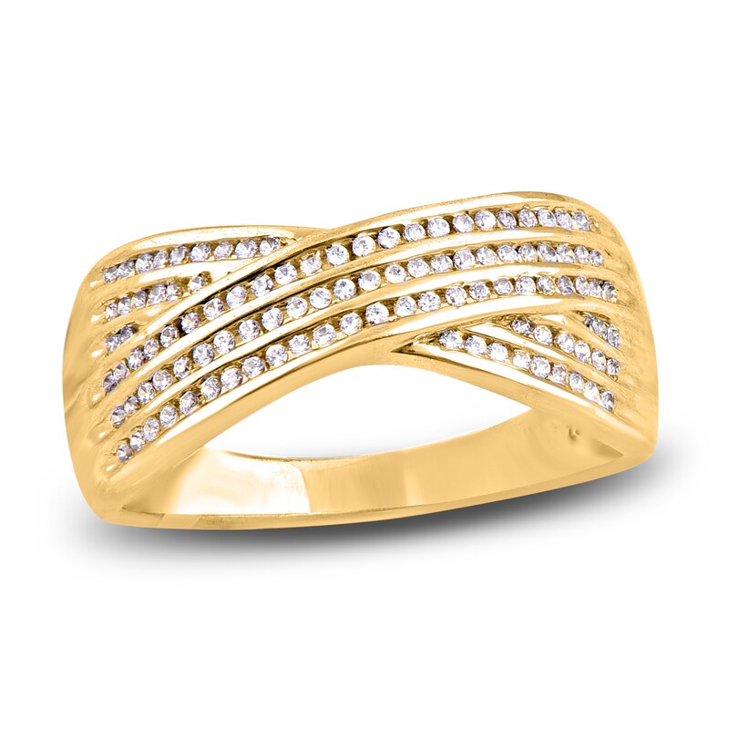Main Image 1 of Diamond Anniversary Band 1/3 ct tw Round 14K Yellow Gold
