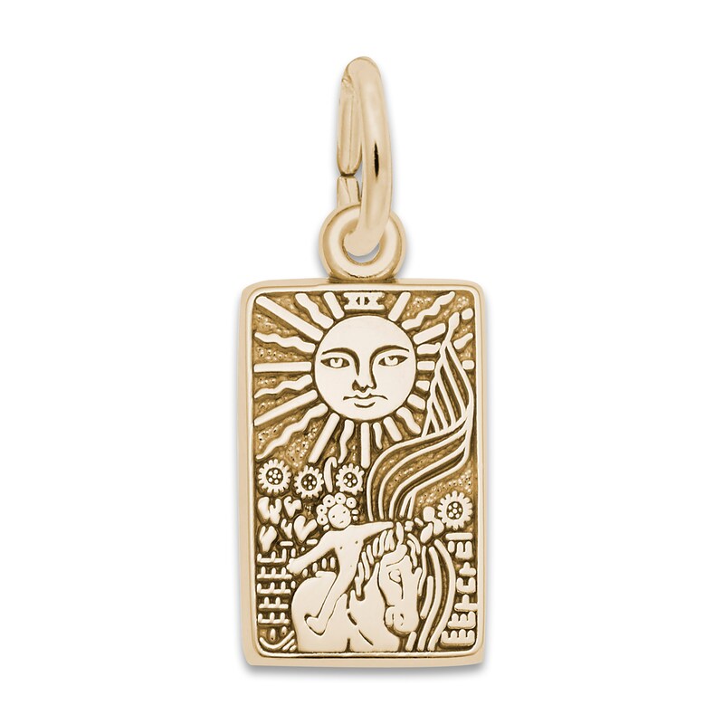 Tarot Charm 14K Yellow Gold
