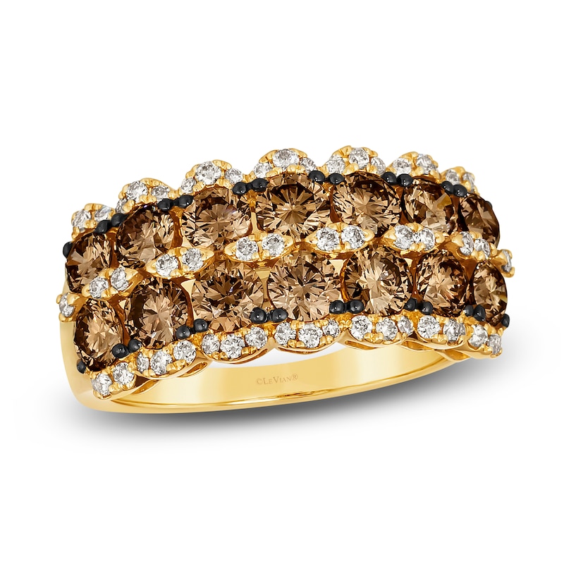 Main Image 1 of Le Vian Diamond Ring 2-1/2 ct tw Round 14K Honey Gold