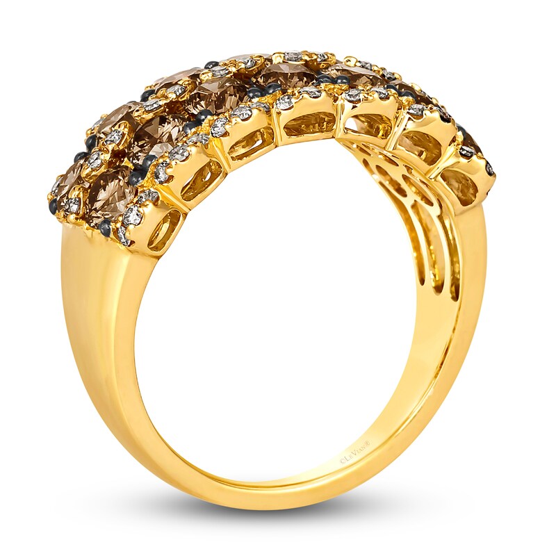 Main Image 3 of Le Vian Diamond Ring 2-1/2 ct tw Round 14K Honey Gold