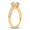 Thumbnail Image 2 of Lab-Grown Diamond Engagement Ring 2-1/3 ct tw Round 14K Yellow Gold