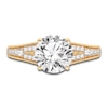 Thumbnail Image 3 of Lab-Grown Diamond Engagement Ring 2-1/3 ct tw Round 14K Yellow Gold