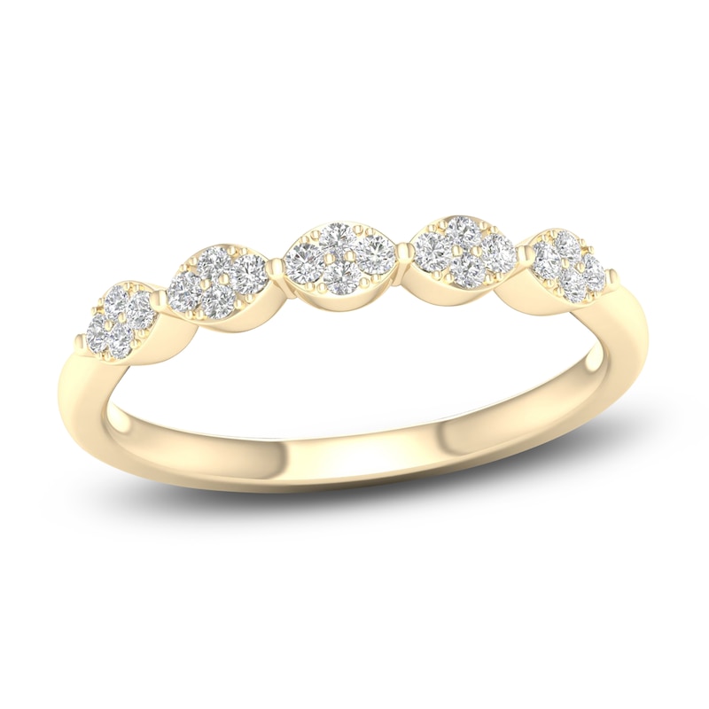 Main Image 1 of Diamond Wedding Band 1/6 ct tw Round 14K Yellow Gold