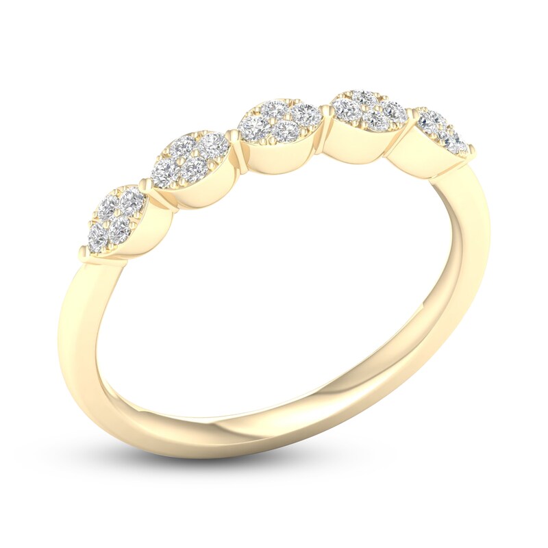 Main Image 2 of Diamond Wedding Band 1/6 ct tw Round 14K Yellow Gold