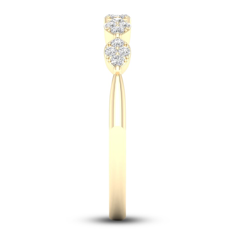Main Image 3 of Diamond Wedding Band 1/6 ct tw Round 14K Yellow Gold