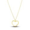 Thumbnail Image 1 of Diamond Heart  Necklace Diamond Accent 14K Yellow Gold 18"