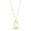 Thumbnail Image 2 of Diamond Heart  Necklace Diamond Accent 14K Yellow Gold 18"
