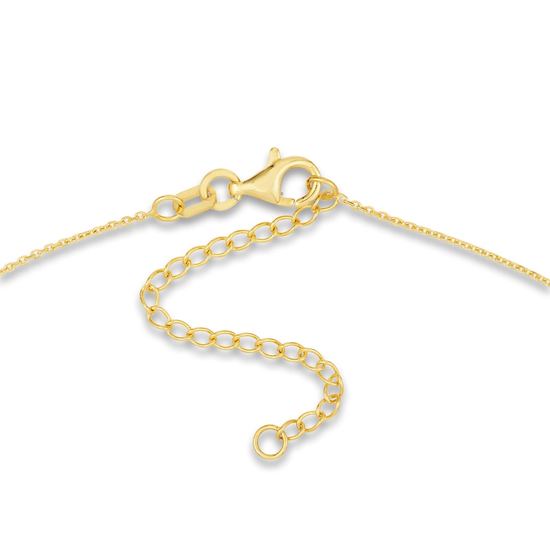 Main Image 3 of Diamond Heart  Necklace Diamond Accent 14K Yellow Gold 18"