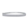 Thumbnail Image 1 of Kallati Diamond Bangle Bracelet 1-1/2 ct tw Round/Baguette 14K White Gold