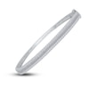 Thumbnail Image 2 of Kallati Diamond Bangle Bracelet 1-1/2 ct tw Round/Baguette 14K White Gold