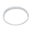 Thumbnail Image 3 of Kallati Diamond Bangle Bracelet 1-1/2 ct tw Round/Baguette 14K White Gold