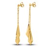 Thumbnail Image 2 of High-Polish Dangle Earrings 14K Yellow Gold