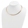 Thumbnail Image 2 of Domed Omega Necklace 14K Yellow Gold 18" 6.0mm