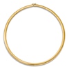 Thumbnail Image 3 of Domed Omega Necklace 14K Yellow Gold 18" 6.0mm