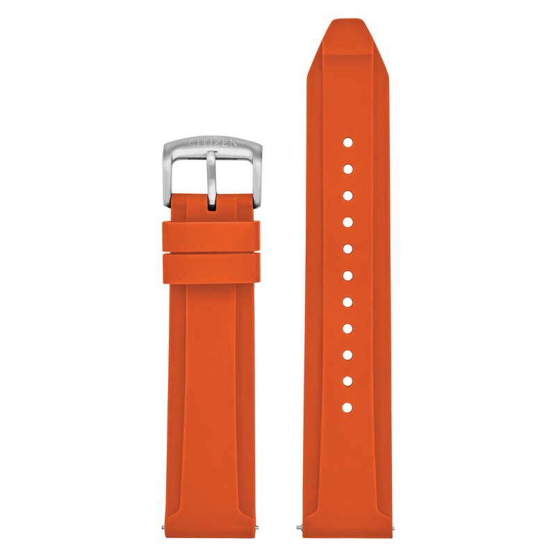 Main Image 1 of Citizen CZ Smart Replacement Strap Orange Silicone 59-005K2-04