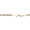 Thumbnail Image 3 of Italia D'Oro Hollow Graduated Link Necklace 14K Yellow Gold 18" 10mm
