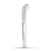 Thumbnail Image 3 of Diamond Contour Anniversary Band 1/4 ct tw Round 14K White Gold