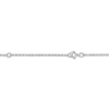 Thumbnail Image 2 of Personalized High-Polish Oval Pendant Necklace 14K White Gold 18" 26x16mm