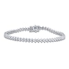 Thumbnail Image 1 of Diamond Tennis Bracelet 2 ct tw Round 14K White Gold 7"