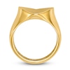 Thumbnail Image 2 of High-Polish Heart Signet Ring 14K Yellow Gold