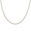 Thumbnail Image 1 of Diamond Bezel Tennis Necklace 3 ct tw 14K Yellow Gold 24"