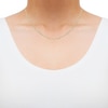 Thumbnail Image 4 of Diamond Bezel Tennis Necklace 3 ct tw 14K Yellow Gold 24"