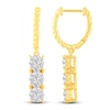 Thumbnail Image 1 of Diamond Huggie/Dangle Earrings 1 ct tw 14K Yellow Gold