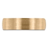 Thumbnail Image 3 of Dome Wire Brush Wedding Band 14K Yellow Gold 7mm