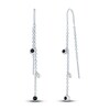 Thumbnail Image 2 of Pnina Tornai Culture Freshwater Pearl & Black Diamond Earrings 1/6 ct tw 14K White Gold