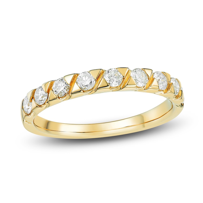 Diamond Anniversary Band 1/2 ct tw 14K Yellow Gold