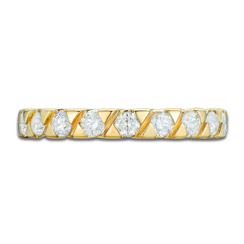 Main Image 3 of Diamond Anniversary Band 1/2 ct tw 14K Yellow Gold