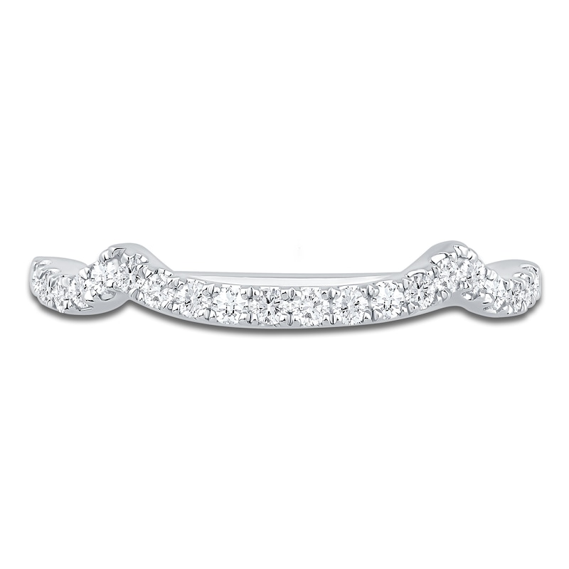 Main Image 3 of Diamond Wedding Band 1/4 ct tw 14K White Gold