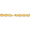 Thumbnail Image 3 of Italia D'Oro Solid Puffed Mariner Chain Necklace 14K Yellow Gold 18"
