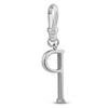 Thumbnail Image 2 of Charm'd by Lulu Frost Diamond Letter P Charm 1/15 ct tw Pavé Round 10K White Gold
