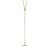 Thumbnail Image 2 of Crivelli Multi-Diamond Y-Drop Necklace 1/4 ct tw 18K Yellow Gold 18"