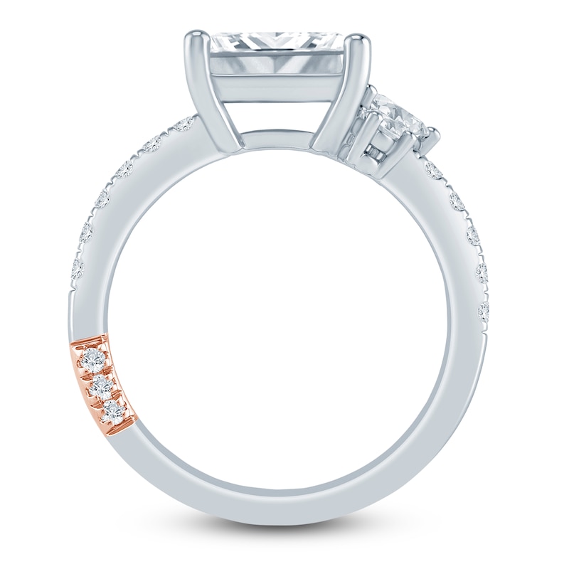 Main Image 4 of Pnina Tornai Emerald-Cut Lab-Grown Diamond Engagement Ring 1-7/8 ct tw 14K White Gold