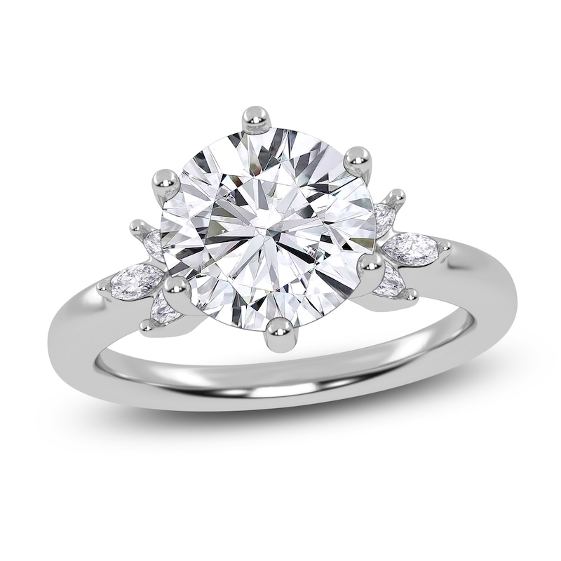 Main Image 1 of Round-Cut Created By Jared Studio Lab-Grown Diamond Engagement Ring 2-1/6 ct tw 14K White Gold