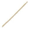 Thumbnail Image 2 of Solid Glitter Rope Chain Bracelet 5.5mm 10K Yellow Gold 8.25"