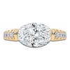 Thumbnail Image 3 of Oval-Cut Created By Jared Studio Lab-Grown Diamond Engagement Ring 3-1/2 ct tw 14K Yellow Gold