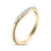 Thumbnail Image 2 of Vera Wang VOW Round & Baguette-Cut Diamond Wedding Band 1/5 ct tw 14K Yellow Gold