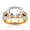 Thumbnail Image 1 of J'Lure Lab-Grown Diamond Oval Portrait-Cut Engagement Ring 3-1/2 ct tw 18K Yellow Gold