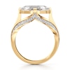 Thumbnail Image 2 of J'Lure Lab-Grown Diamond Oval Portrait-Cut Engagement Ring 3-1/2 ct tw 18K Yellow Gold