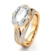 Thumbnail Image 4 of J'Lure Lab-Grown Diamond Oval Portrait-Cut Engagement Ring 3-1/2 ct tw 18K Yellow Gold