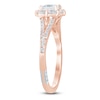 Thumbnail Image 2 of Pnina Tornai Princess-Cut Diamond Halo Engagement Ring 7/8 ct tw 14K Rose Gold