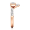 Thumbnail Image 3 of J'Lure Radiant Brilliant-Cut Lab-Grown Diamond Contour Wedding Band 7/8 ct tw 18K Rose Gold