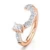 Thumbnail Image 4 of J'Lure Radiant Brilliant-Cut Lab-Grown Diamond Contour Wedding Band 7/8 ct tw 18K Rose Gold