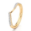 Thumbnail Image 4 of J'Lure Lab-Grown Diamond Contour Wedding Band 1/3 ct tw 18K Yellow Gold
