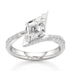 Thumbnail Image 1 of J'Lure Lozenge Step-Cut Lab-Grown Diamond Bypass Engagement Ring 2-1/2 ct tw 18K White Gold
