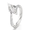 Thumbnail Image 4 of J'Lure Lozenge Step-Cut Lab-Grown Diamond Bypass Engagement Ring 2-1/2 ct tw 18K White Gold