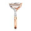Thumbnail Image 3 of J'Lure Moval Old-Cut Lab-Grown Diamond Bypass Engagement Ring 2-1/2 ct tw 18K Rose Gold